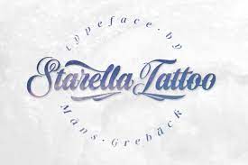 Script fonts for tattoos is one way to express your unique creativity. Starella Tattoo Script Font Befonts Com