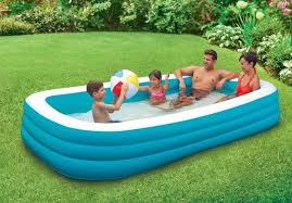 New 120 Deluxe Family Pool New Ebay Inflatable Swimming Pool Swimming Pools Family Inflatable Pool