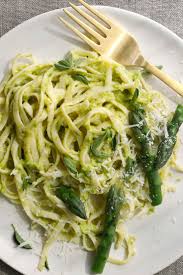 Linguine With Asparagus Pesto Recipe Recipe Asparagus Recipe Nyt Cooking Pesto Recipe