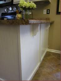 kitchen updates: bead board peninsula