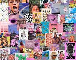 Super flowers pattern wallpaper iphone desktop wallpapers ideas #flowers. Pink Baddie Aesthetic Wall Collage Kit Digital Wall Collage Art Collage Wall Music Collage