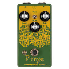 Overdrive pedals were a natural evolution from there, providing a different style via soft clipping many players choose to use this style of overdrive pedal not just for dirt, but to hit the front end of the. Earthquaker Devices Plumes Overdrive Pedal World Of Music