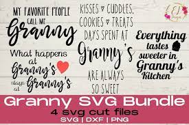 Download Granny Svg Bundle Grandparents Svg Mothers Day Svg 1032293 Cut Files Design Bundles