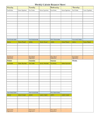 Free Calorie Counter Sheet Calorie Counter Calorie