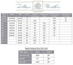 Madison Drake Childrens Boutique Clothing Size Charts