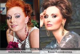 Елена ксенофонтова на Likeness.ru / Новые сходства в начале