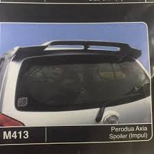 Ustaz repeat order sewa kereta perodua axia di kuala terengganu. Perodua Axia Se Impul Drive 68 Various Type Spoiler With Led Shopee Malaysia