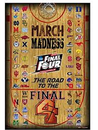 (2) michigan state 4/4 at 6:07 p.m. 2015 Official Ncaa Final Four March Madness All Teams Basketball Print Poster Buy Online In Bahamas At Bahamas Desertcart Com Productid 14058983
