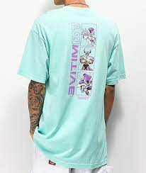 Maybe you would like to learn more about one of these? Primitive X Dragon Ball Z Frieza Forms Teal T Shirt Zumiez Dragon Ball Z Dragon Ball Purple Logo