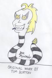 The animated show centers around the characters beetlejuice and lydia from the first film. Beetlejuice Snake Form By Josemercado08 On Deviantart