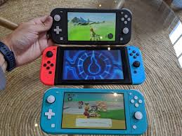 A Size Comparison Of The Nintendoswitchlite Vs Nintendoswitch Nintendo Switch Games Nintendo Switch Nintendo