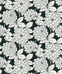 Black And White Floral Pattern Wallpaper Souci Fun Floral Wallpaper In Black And White By Brewster Home Fashions Best Flower Wallpaper Floral Wallpaper Black Floral Wallpaper