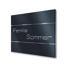 Ral 7016 colour belongs to ral classic color system, a colour matching system mainly used for varnish and powder coating but nowadays there are reference panels for plastics as well. Edelstahl Namensschild Anthrazit