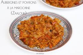 Zaalouk Aubergines Et Poivrons A La Marocaine Recette Zaalouk Accompagnement Legumes Recette Recette De Plat Plat