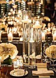 Thin And Tall Glass Floating Candle Holders Centerpiece New York Wedding Candle Vase Decor Affordable Wedding Centerpieces Wedding Centerpieces Wedding Table