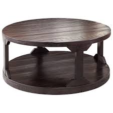 Stylish, beautiful rustic coffee tables—some for design inspiration, some you can buy right now. Ashley Signature Design Rogness T745 8 Rustic Round Cocktail Table With Shelf Dunk Bright Furniture Cocktail Coffee Tables