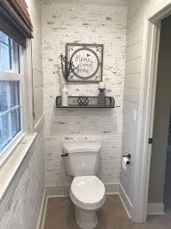 I Have Had A Lot Of Interest In My Faux Brick Acce Acce Brick Faux Interest Lot Powderrooms Toilet Room Decor Brick Bathroom Small Toilet Room