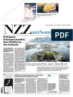Relax and unwind in complete bliss! Gesamtausgabe Neue Zurcher Zeitung 2017 08 12