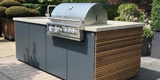 Outdoor grills for islands give you the option to have a grill built into the kitchen, so you don't have to worry about a separate unit. Cubic Outdoor Kitches Urban Choice