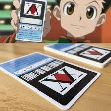 Super greek old anime hologram hisoka illuminated hunter card. Japan Anime Hunter X Hunter License Card Cosplay Costumes Props Jie Killua Zoldyck Card Costume Props Aliexpress