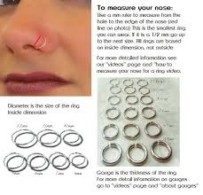 Nose Ring Sizes: A Guide To Getting A Perfect Fit - Body Pierce Jewelry