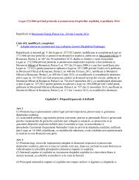 272 din 21 iunie 2004 (*actualizata*). Doc Legea 272 Diane Teisanu Academia Edu