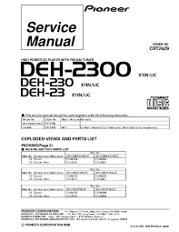You can find the wiring diagram online in a pdf of the installation manual, which is at this location. Diagram Pioneer Deh 23 Wiring Diagram Full Version Hd Quality Wiring Diagram Wittywiring Cinemagie Fr