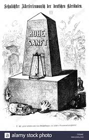 Politik Kulturkampf Karikatur Bismarck Durch Einen Grabstein Zerdruckt Wird Most Dringender Wunsch Der Deutschen Clericals Zeichnen Kikeriki Wien November 1875 Additional Rights Clearance Info Not Available Stockfotografie Alamy