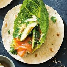 Avokadowrap Med Lax Och Farskostwasabi Recept Recept Mat Lax