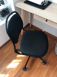 Modern dining table chairs set,round table with clear tempered glass top+4 grey faux leather dining chairs set for 4 person,kitchen dining room table and chairs set for home(1 table + 4 grey chairs) 4.5 out of 5 stars 169. Ikea Study Chair For Sale Used Furniture Tables Chairs On Carousell