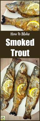 Got Fish Learn How To Make Smoked Trout For Dinner Or Your Next Fish Fry Party It S Easier Than You Think If Trout Recipes Smoked Trout Recipe Cooking Trout