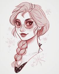 Quick Doodle Of Summertime Elsa Idk Maybe I Ll Draw A Full Version Of This Concept Sometime Elsa Frozen Disneyprince Art Girl Drawing Sketches Cute Art