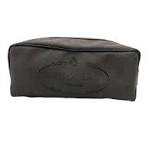 Prada Wash Bag With Embroidered Shield Logo