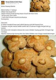 Buangkan kulit dan dikisar serta sedikit ditumbuk agar tidak terlalu hancur. Biskut Kacang Baking Recipes Festive Cookies Recipes