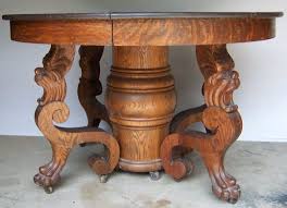 Tiger Stripe Oak Round Table Possum Hollow Antiques Zhurnalnye Stoliki Stol Stolyarnye Raboty