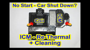 Check power outputs from the ignition switch on the column. Gmc Ignition Coil Ignition Control Module Icm Re Thermal Cleaning Car Truck S10 Chevy Youtube