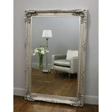 Antique victorian english mahogany mirror. Ornate Antique Silver Full Length Mirror 72 X 48 Chelsea William Wood Mirrors