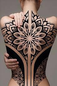 how to have a creative back tattoo fashion girl s blog geometric sleeve tattoo geometric mandala tattoo tattoos