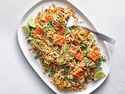 Zucchini Noodles With Spicy Peanut Sauce Precut Produce Helps This Staff Favorite Come T Best Zucchini Recipes Cooking Light Recipes Zucchini Recipes Healthy