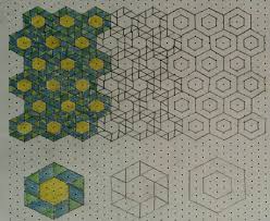 Isometric Tessellation Kids Rugs Geometric Art Education