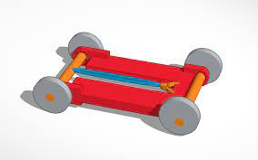 Once you know the basics of building a rubber band car, you can experiment with you own design and construction. Rubber Band Car Tinkercad