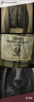 Mens Belstaff Leather Motorcyle Jacket New Never Worn Xxl This Belstaff Beauty Is Part Of Their North Circul Motorcyle Jacket Belstaff Jackets Messenger Bag