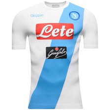 Kappa 2016 2017 Napoli Authentic Away Football Soccer T Shirt Jersey