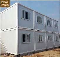 Prefabricated a Frame Prefab Container House Office Cabin ...