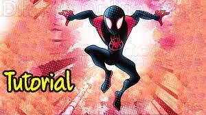 How To Draw Spiderman Miles Morales Into The Spider Verse Dilkash Spiderman Spiderman Drawing Spiderman Face Things to draw when bored. how to draw spiderman miles morales