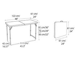 Lifetime Adjustable Height Folding Table 4428 48x24 Fold In Half Top Folding Table Adjustable Legs Adjustable Height Table
