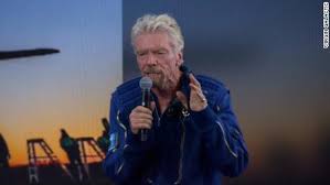 Richard branson is aiming to beat fellow billionaire jeff bezos into space by nine days. Bpicmor5zzh0cm