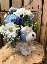 It is not always certain when a new baby will arrive. You Re Here Baby Boy By Checkerberry S Flowers Gifts