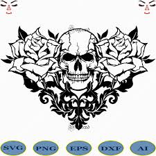 Free Free Flower Skull Svg SVG PNG EPS DXF File
