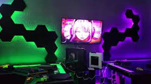 Wifi en draadloze led verlichting kleur + variabel wit bediening en dimmen met: Diy Gaming Hexagon Rgb Light Panels Sound Proof Padding Part 2 Youtube
